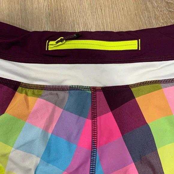 Lululemon Groovy Run Shorts - Sea Check Multi - Picture 7 of 8